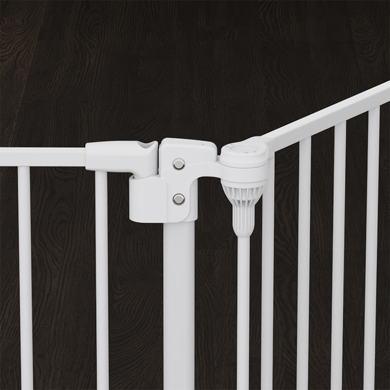 Barrière de sécurité pour enfants à 3 panneaux en métal à verrouillage facile et pliable 3035