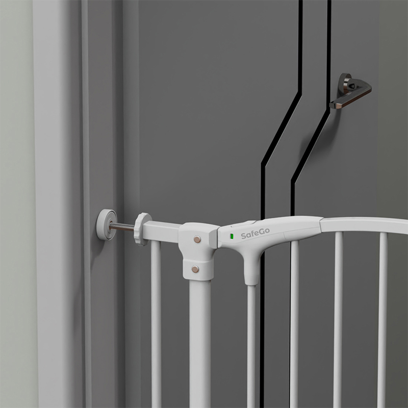 Porte pour bébé à passage traversant avec un décor en arc élevé 3053 