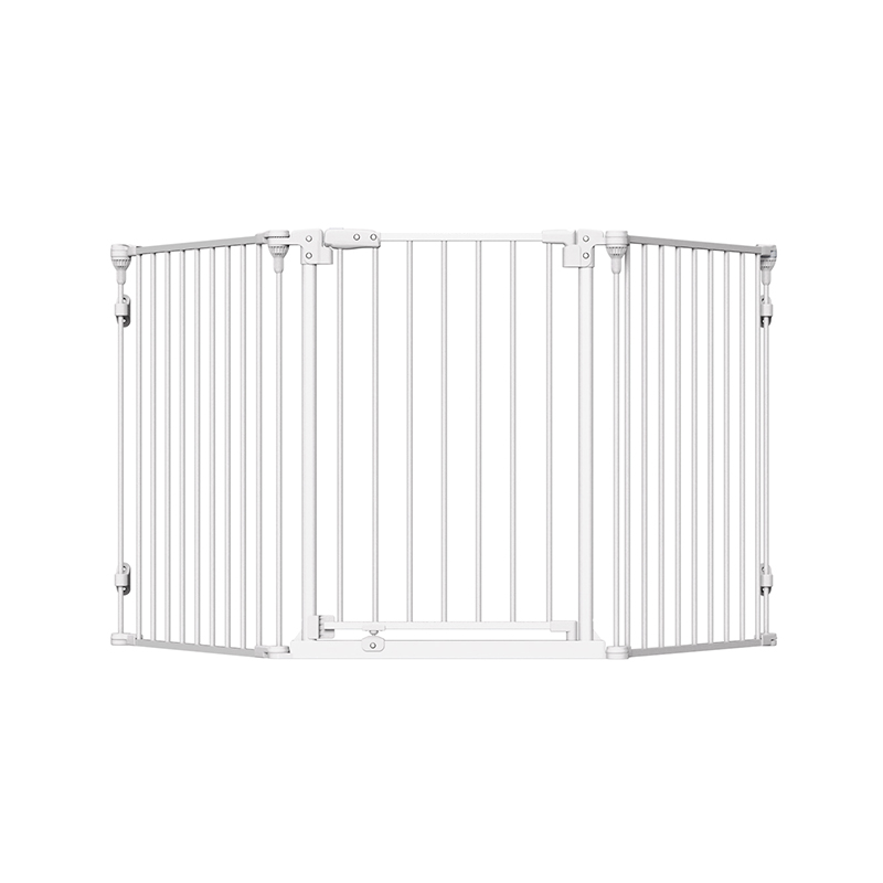 Barrière de sécurité pour enfants à 3 panneaux en métal à verrouillage facile et pliable 3035